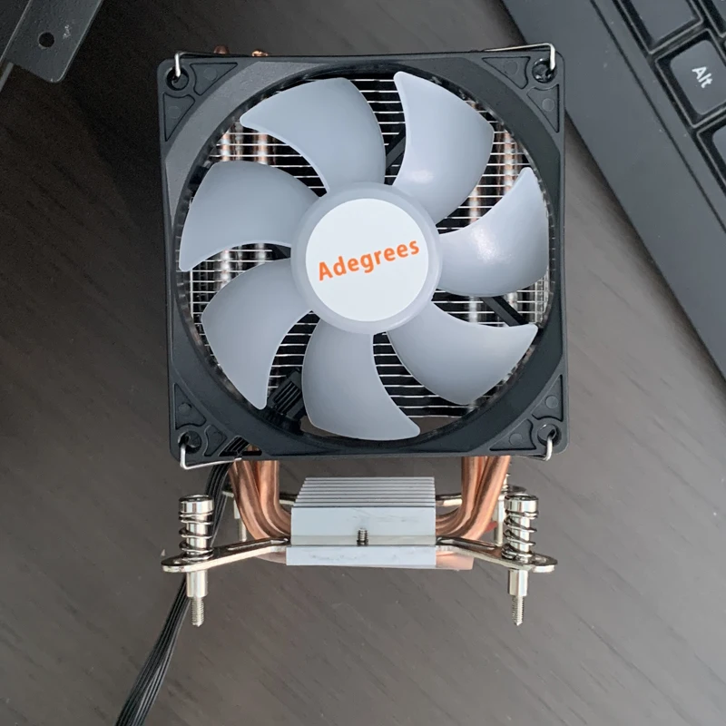 4 Heatpipes CPU Air-Cooled Cooler RGB 90MM ventilador for Intel LGA 2011 1700 X99 1150 1151 1155 1156 X79 1200 1366 Cooling Fan view 5