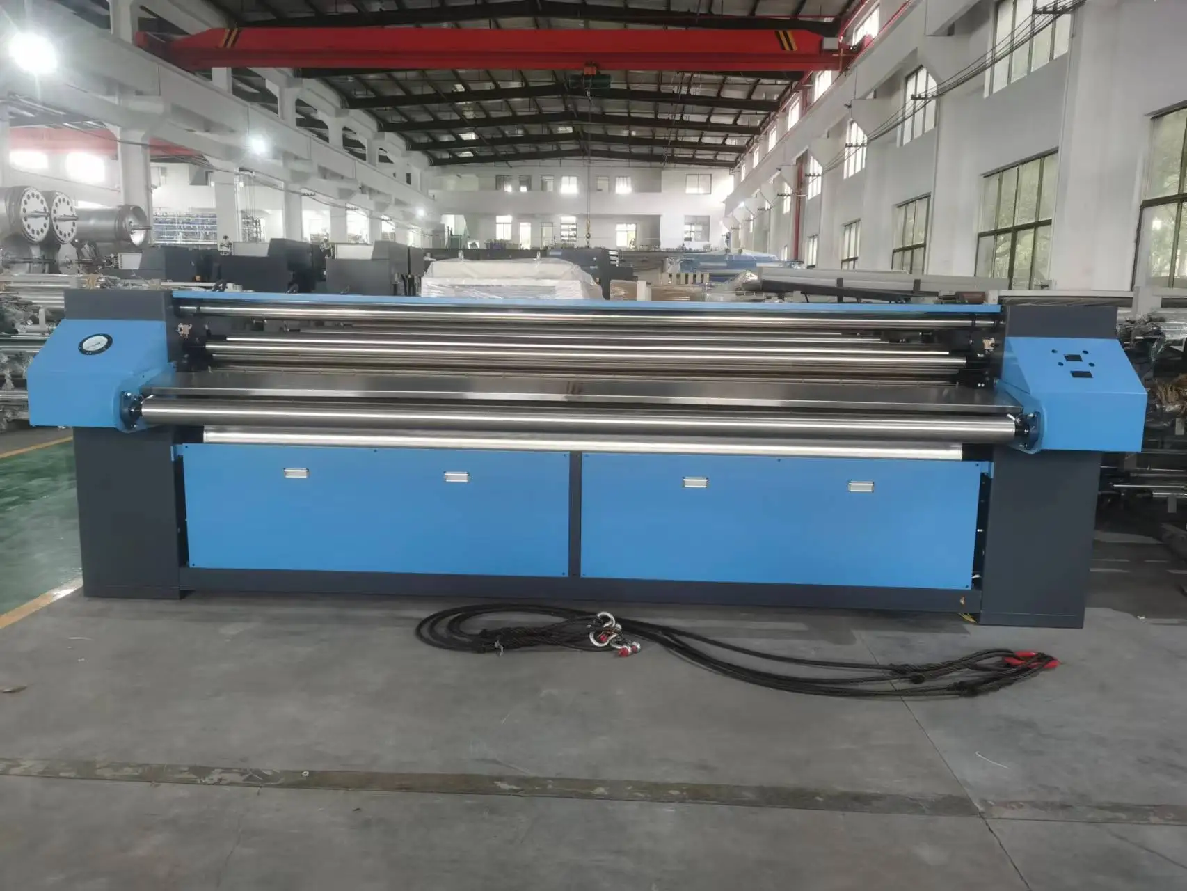 Macchina da stiro industriale per stirare il lavoro piatto a gas con larghezza 3000 mm