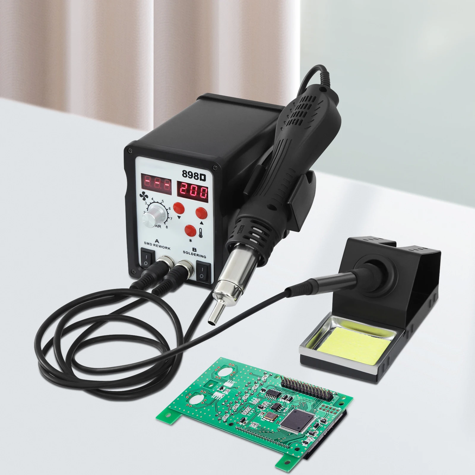 Stazione di rilavorazione ad aria calda Stazione dissaldante per piccoli prodotti elettronici divisi