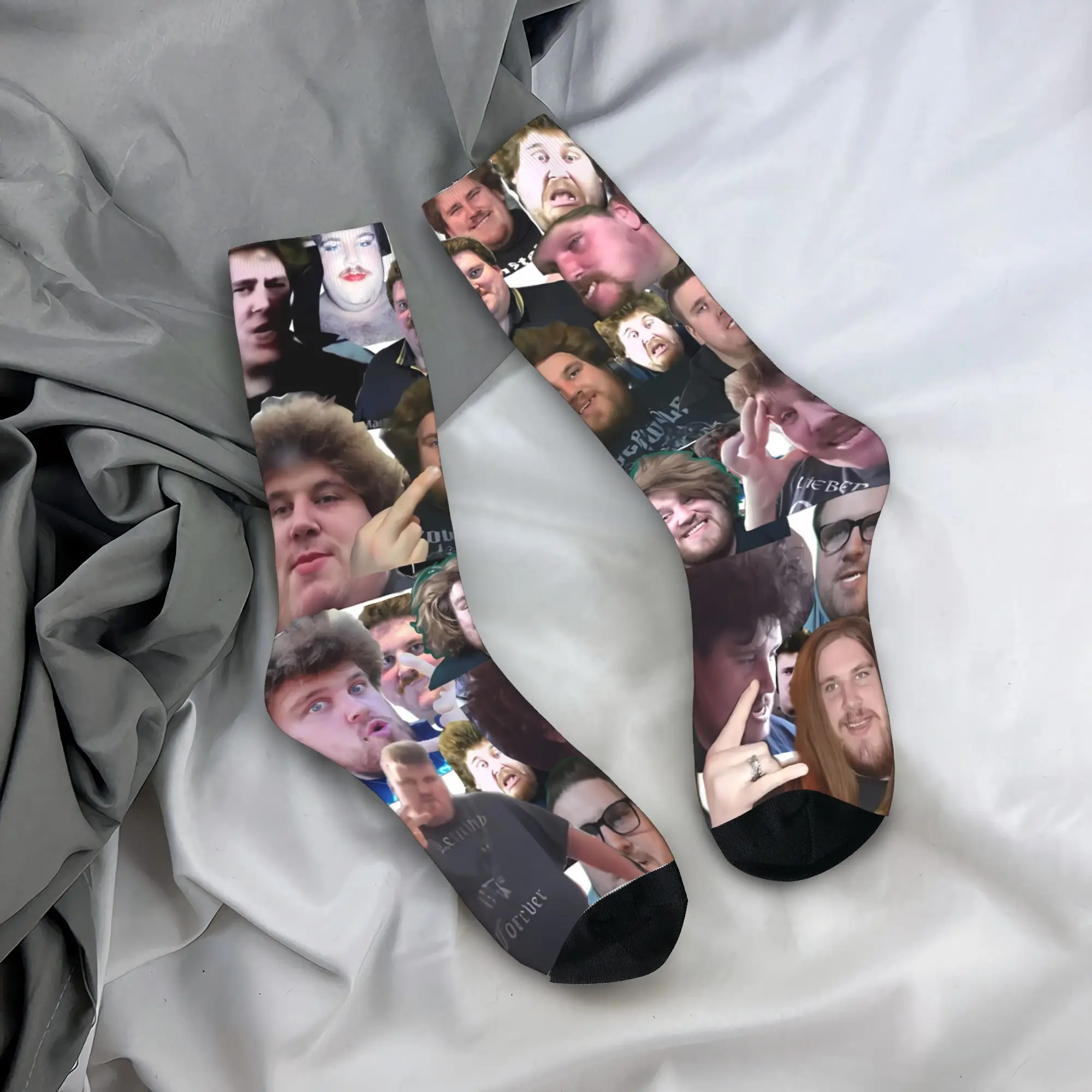 Носки Drachenlord Meme Stockings: Элегантные, мягкие, дышащие носки для пар, осенние, для бега, с противоскользящим дизайном, подарок на день рождения