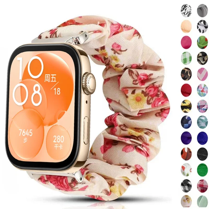 Нейлоновый эластичный ремешок-петля для Huawei Watch Fit 3, аксессуары, женский браслет-браслет для Huawei Watch Fit 3, сменный Correa