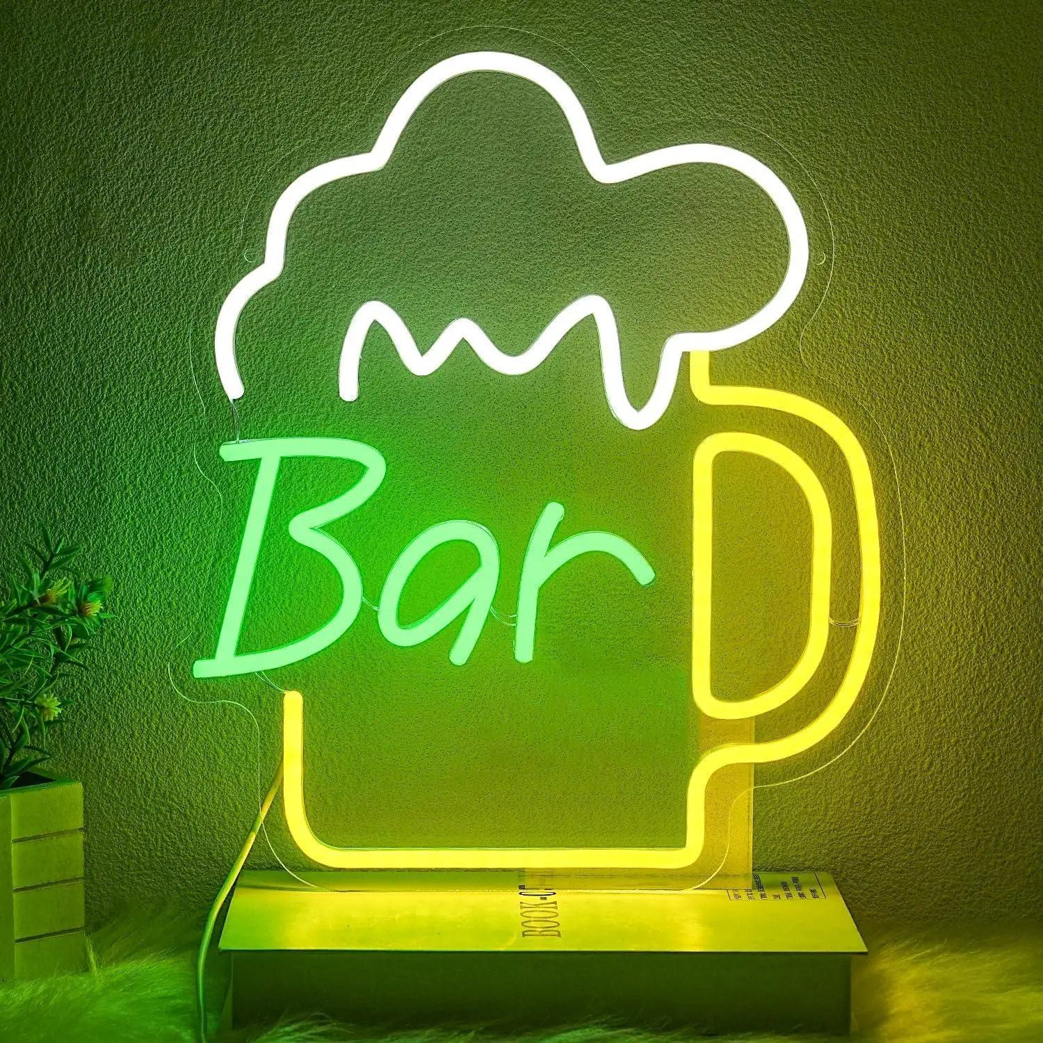 

Beer Bar Neon Sign USB Dimmable LED Lights for Bar Bedroom Shop Kitchen Mall Tavern Bistro Shop Decoration Business Bar Signs