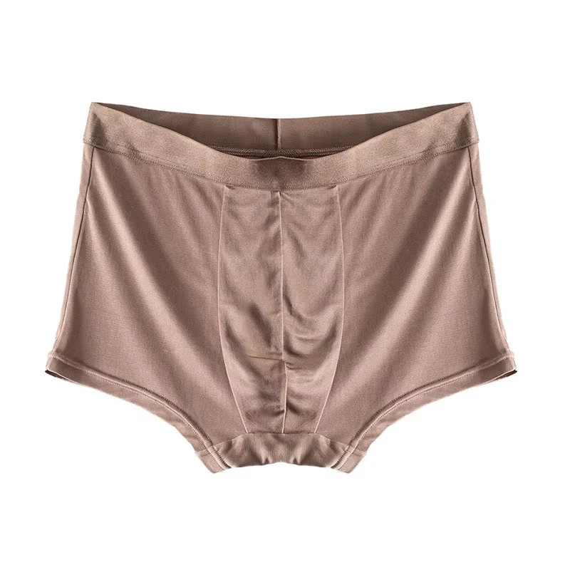 New Real Silk Panties Men 100% Silk Underwear man Gift High Quality Brand Natural Fabric Underpants