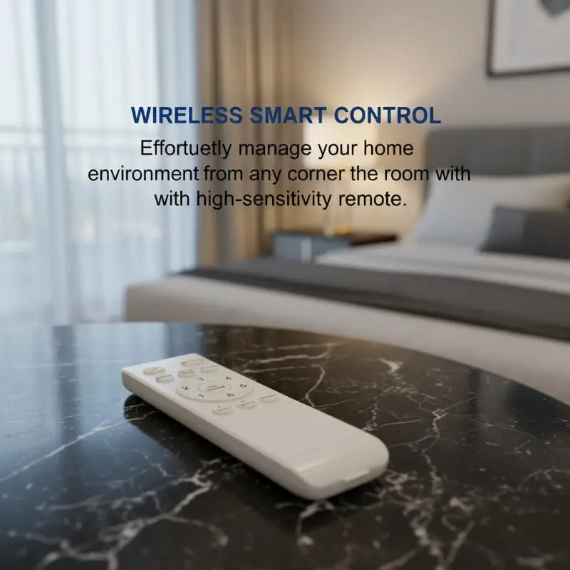 Remote Control Kit for Ceiling Fan Low Voltage 6 Speed with Receiver Ultra Quiet for Home Bedroom Energy Saving Solution