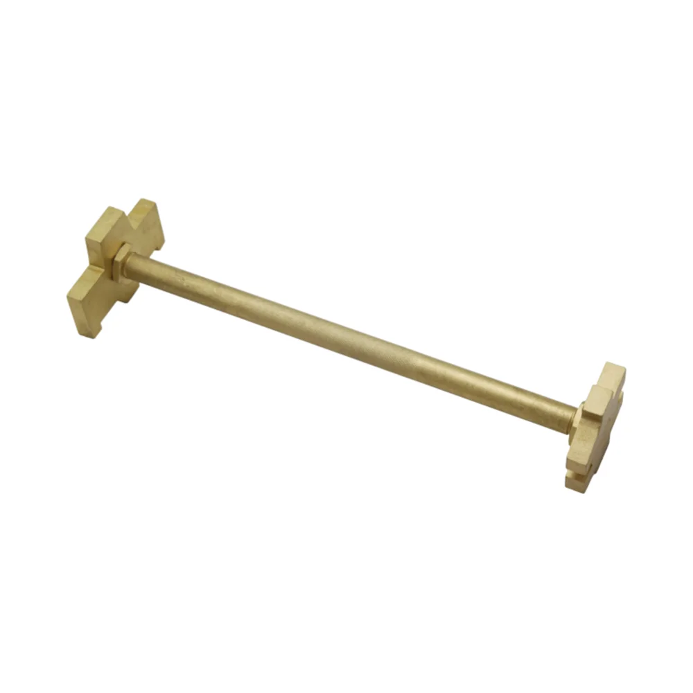 Custom CNC-machined 350mm non-sparking double-ended oil drum wrench aluminum-bronze dual-head bung opener chemical drums oem