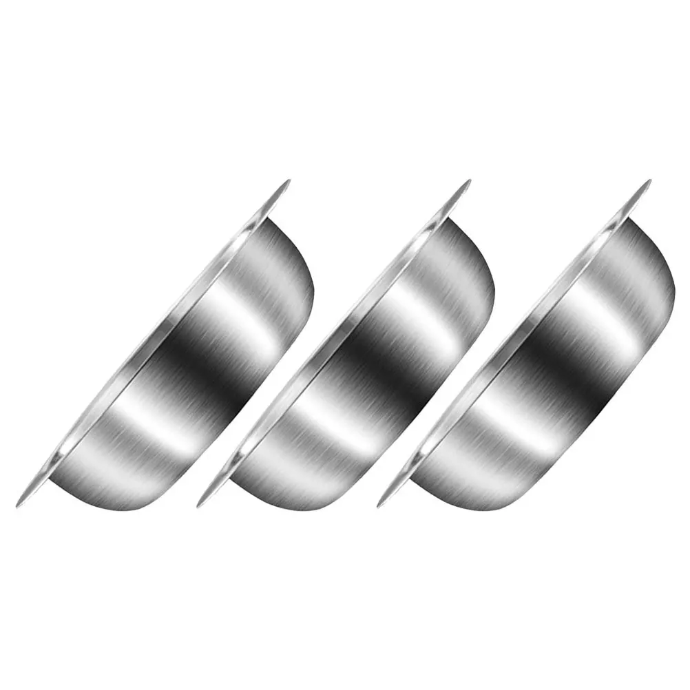 

3pcs Stainless Steel Sauce Dish Mini Seasoning Bowl For Soy Sauce Vinegar Oil Condiments Dipping Small Containers Outdoor Picnic