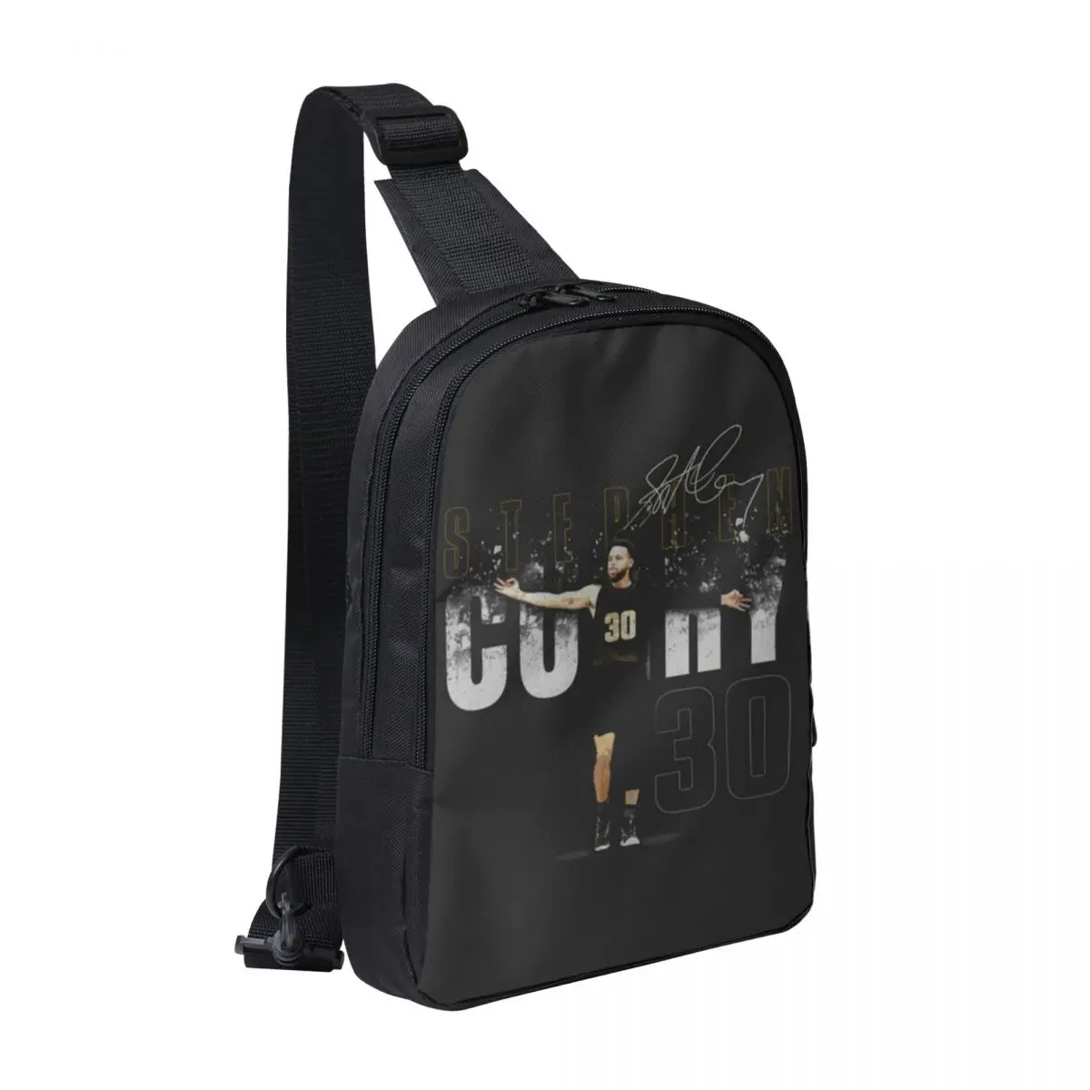 

Steph Curry Golden State Dissolve Chest Bag Men Sling Crossbody Backpack Chest Bag Traveling Hiking Daypack Shoulder Bag