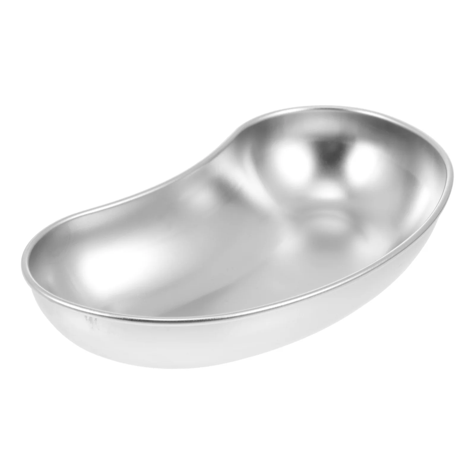 

Stainless Steel Waist Medical Storage Tray Kidney Shape Plate Versatile Curved Creative