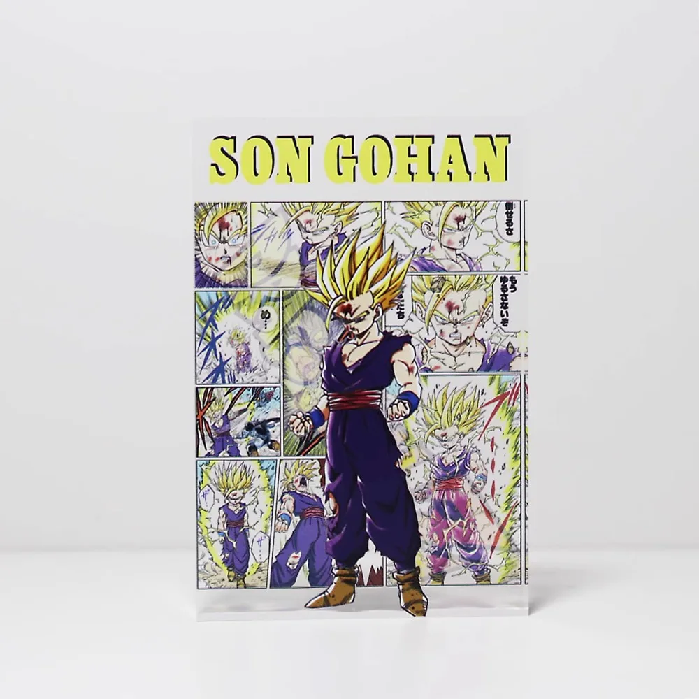 DIY Dragon Ball Self Made Acrylic Bricks Son Goku Kakarotto Son Gohan Toriyama Akira Anime Peripheral Game Holiday Gift