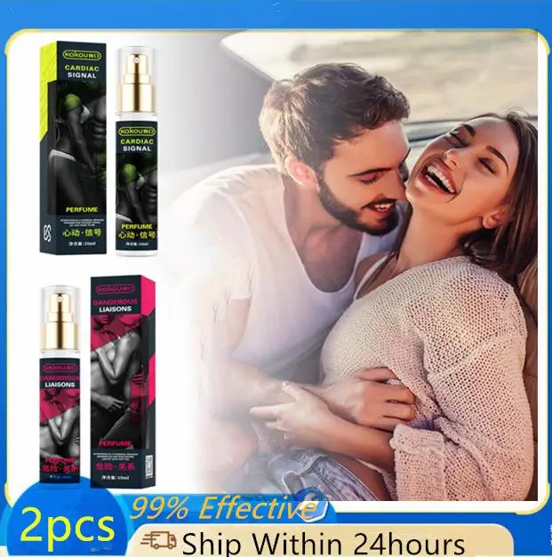 2pcs Roll-on Pheromone Perfume Men Women Parfume Intimate Partner Flirting Seduction Erotic Perfumes Sexy Fragrance Body Scent