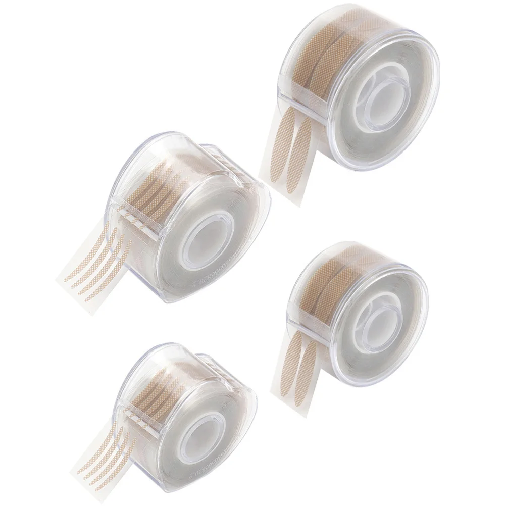 4 rotoli di nastro adesivo per palpebre, strisce sollevatore per occhi invisibili e traspiranti per occhi arrotondati e ingranditi, doppio nastro per sollevamento occhi