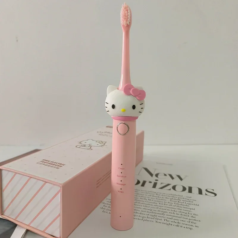 Sanrio Hellokitty Kuromi Lovely Electric Toothbrush Girl's Birthday And Holiday Gifts