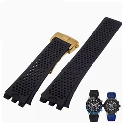 22mm brand-new Silicone Watch band For TAG HEUER Carrera Series watch Strap for Men's Concave Convex Interface Bracelet