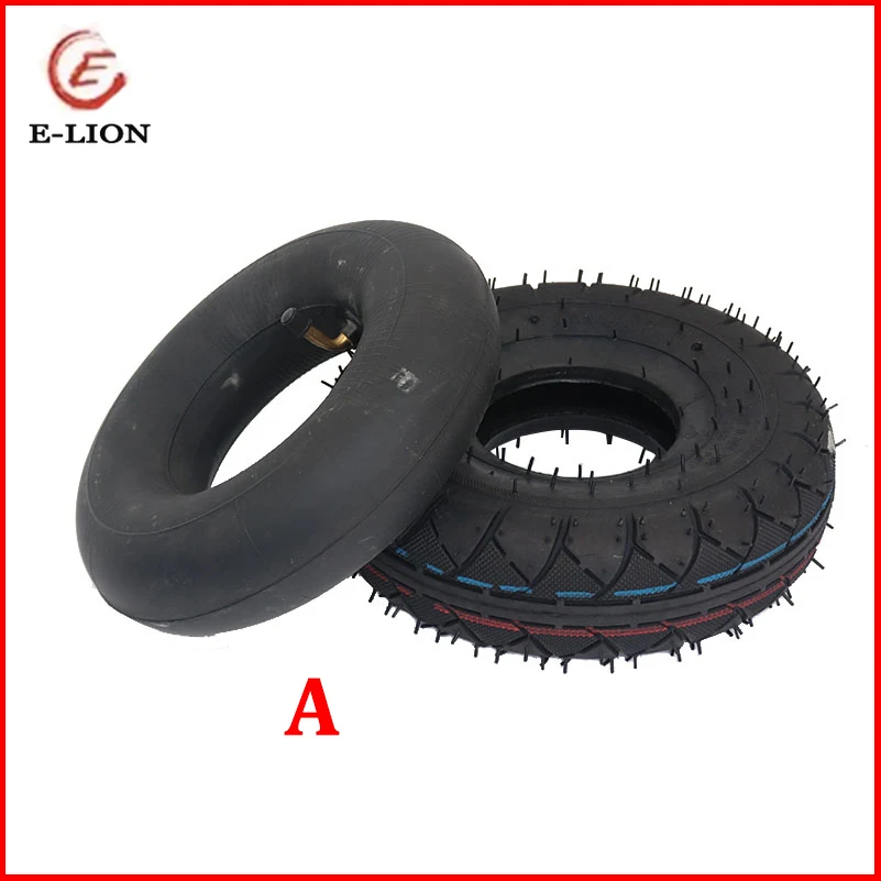 4.10/3.50-4 Inner Outer Tyre Pneumatic Tire for ATV Quad Go Kart 47cc 49cc Electric Scooter Trolley Accessories 400/350-4