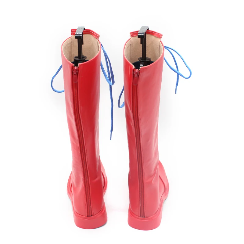 Spider-Man Hobie Brown Leather Shoes Mid-calf Boots Halloween Masquerade Carnival Performance Party Cosplay Costume Props