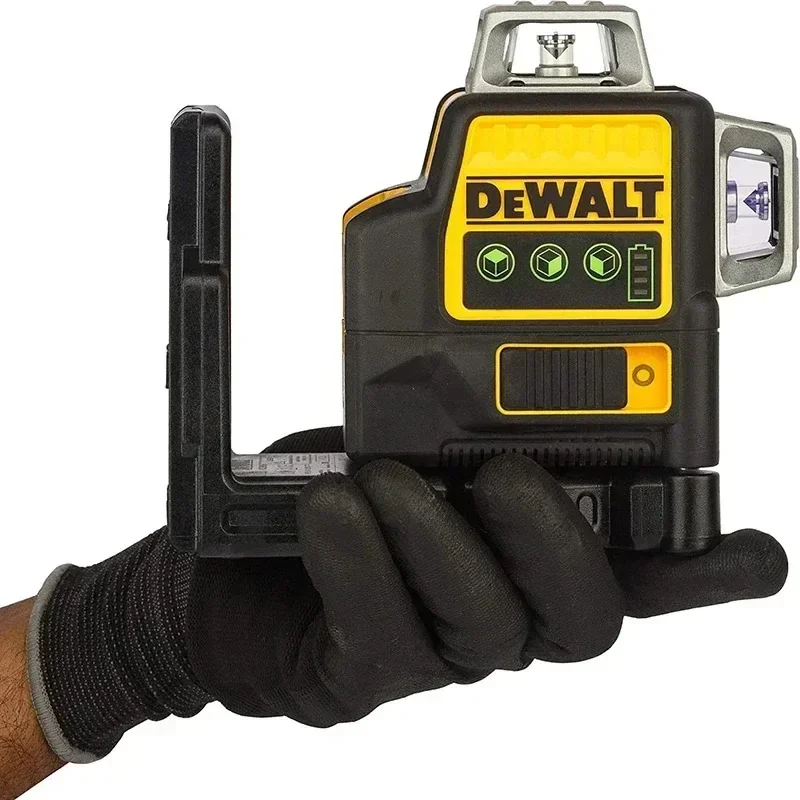 Dewalt DW089LG 3 Sides*360 Degree Vertical 12 Lines Laser Level   Horizontal Green Light Level Meter Outdoor