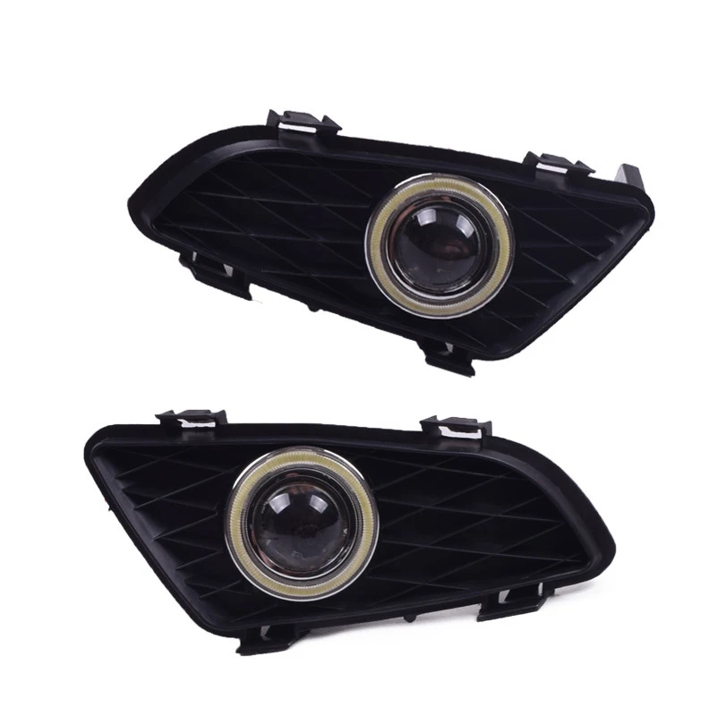 

LED DRL Angel Eyes Fog Lights Exact-Fit Fog Cover for Mazda 6