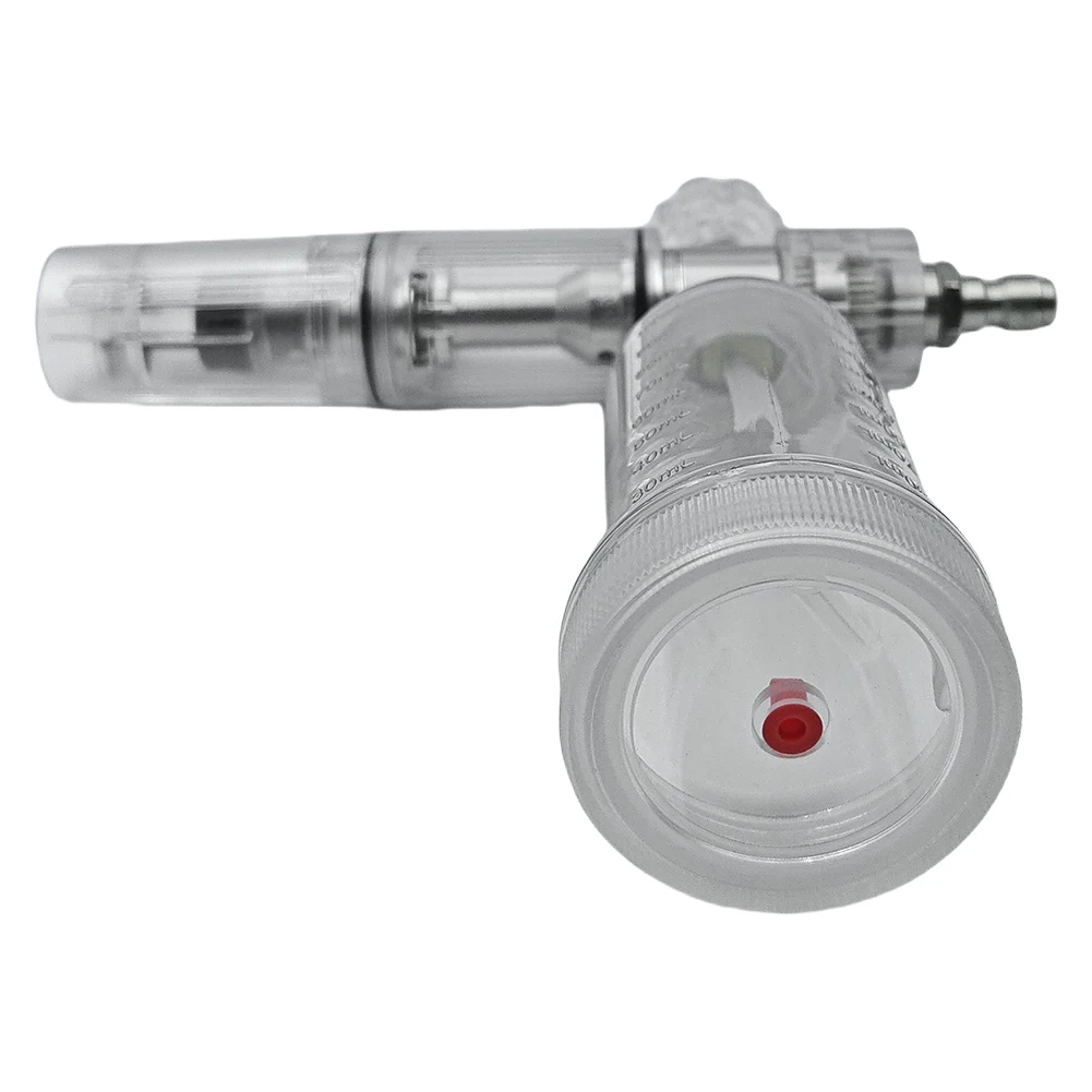 

100ml Liquid Foam Sprayer Adjustable 4500PSI Soap Foam Spray Bottle with 1/4 Inch Quick Connector Car Wash Accessories