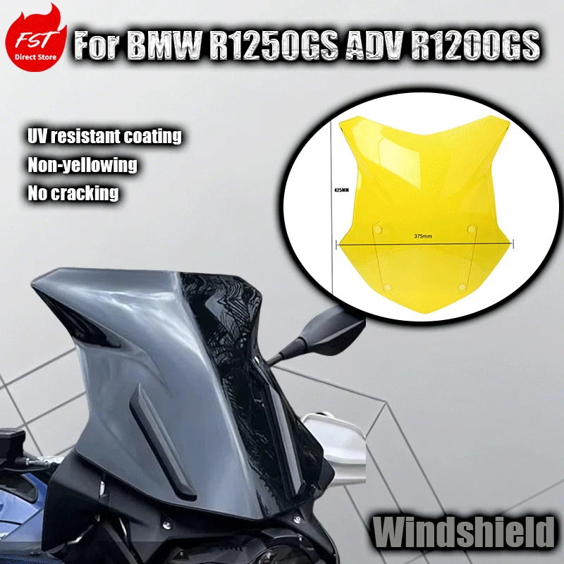 

For BMw R1250GS ADV windshield and R1200GS windshield modification heightening and enlarging windshield