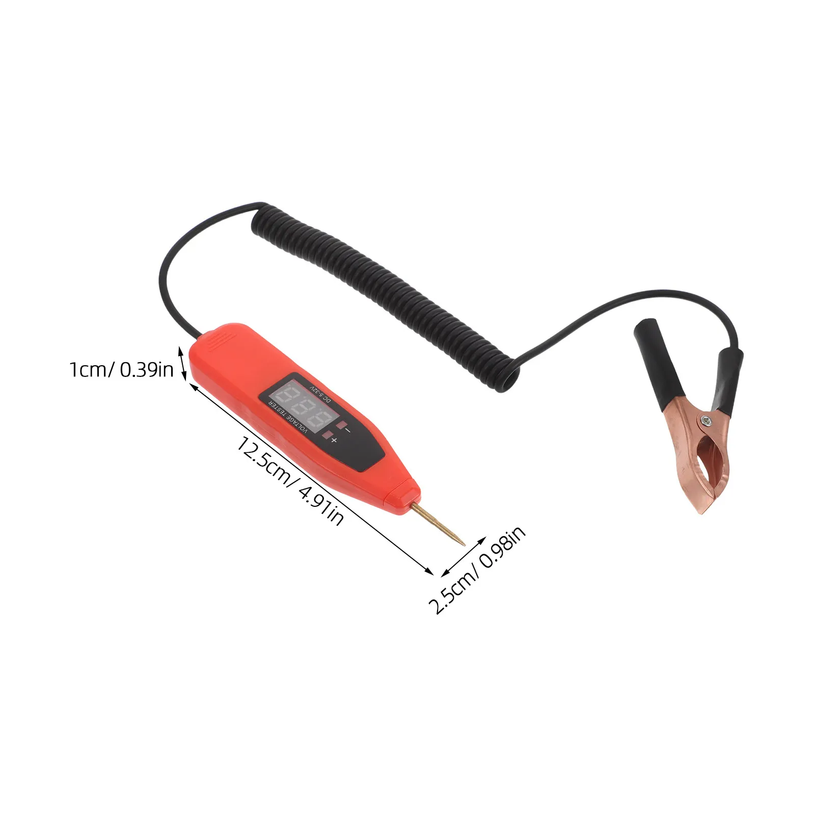 Automotive Circuit Tester Pen High Precision Continuity Voltage Detection Tool for Car Battery Ignition Lighting Systems