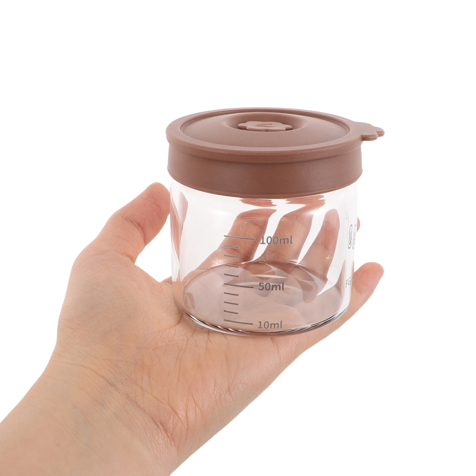 

75Ml Glass Storage Containers Clear Airtight Jars with Silicone Lids for Kitchen Bathroom Travel Mini Bottles for Liquids and