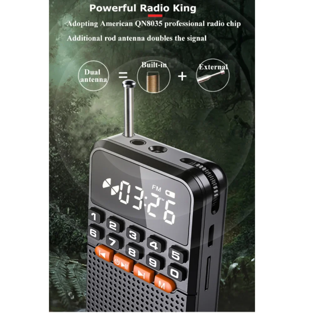 Рисунок 4 - AM/FM Мини Bluetooth-динамик Светодиодный