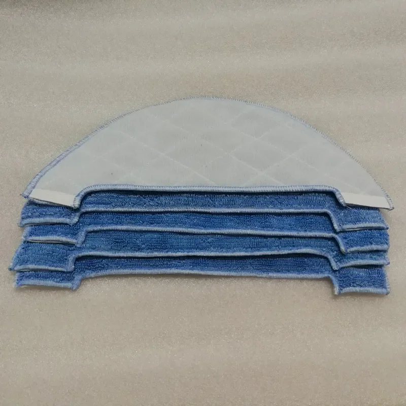 Bộ 5 Vệ Sinh Miếng Lót Vệ Sinh Lau Vải Cho ILife V8s V80 X800 ILife A9s X750 X787 X785 Robot Máy Hút Chân Không bụi Phần Phụ Kiện