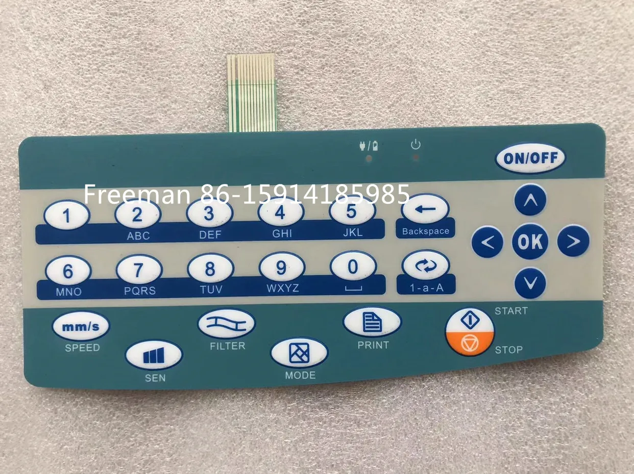 Novo teclado de membrana de toque de substituição para contec ecg1200g