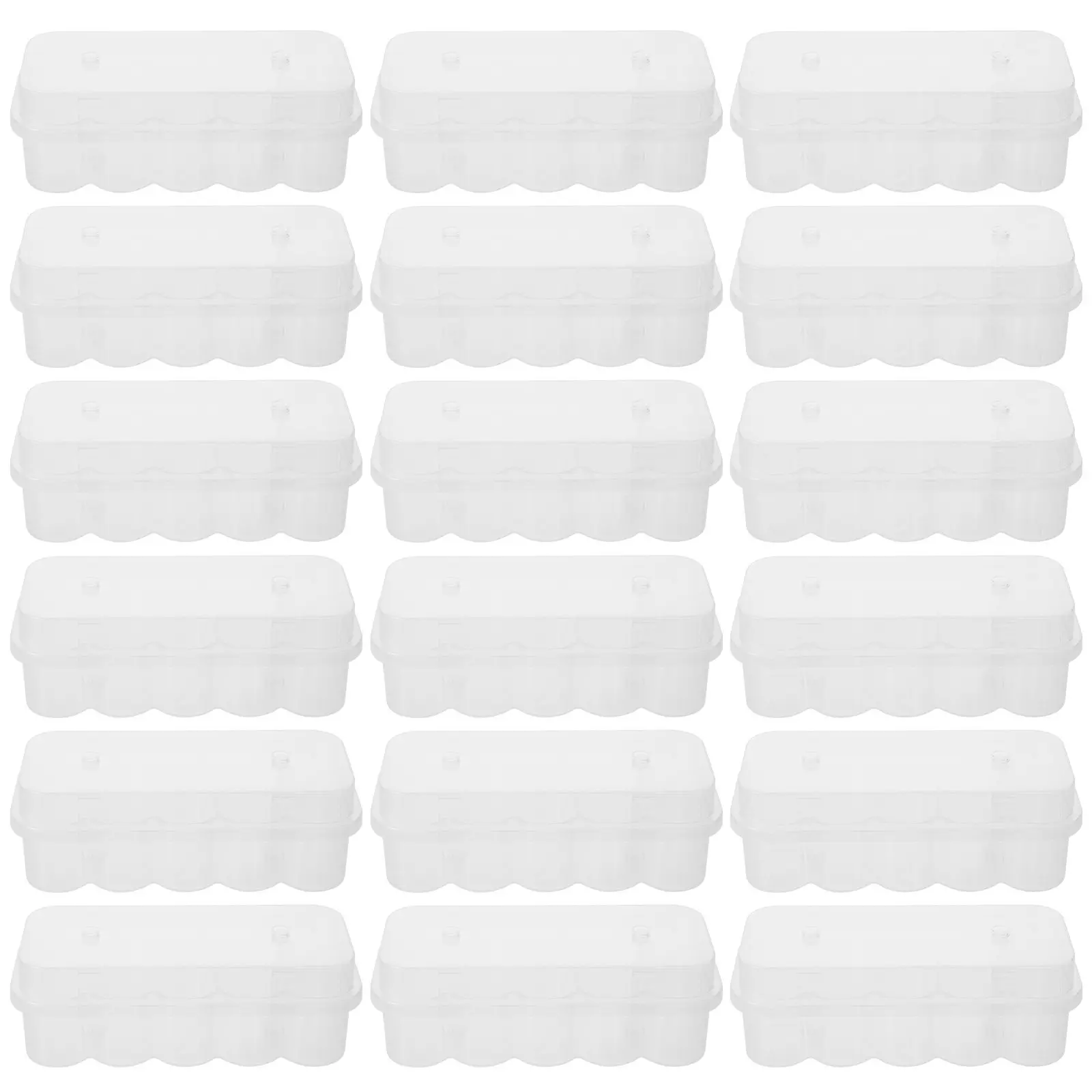20Pcs Transparent Plastic Vial Storage Case 5Ml with Tight Lid Low Temperature Resistant for Lab Clinic Freezer Sample Vial