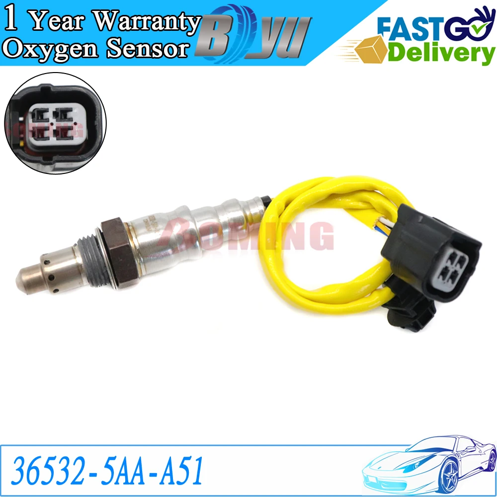 

Car Downstream 36532-5AA-A51 Rear O2 Oxygen Sensor For Honda Civic 1.5L L4 Turbocharged KA 6MT 2017-2020
