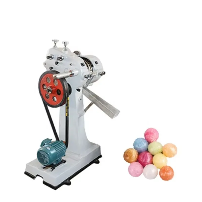 

Small 28-mold hard candy making machine, rolling forming and cutting equipment for lollipops