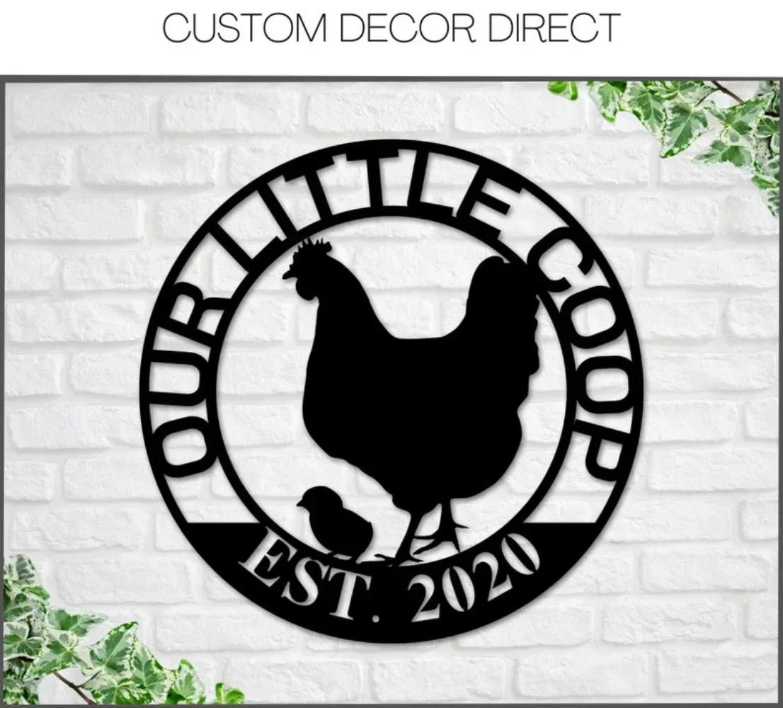 Custom Hen House Sign for Coop,