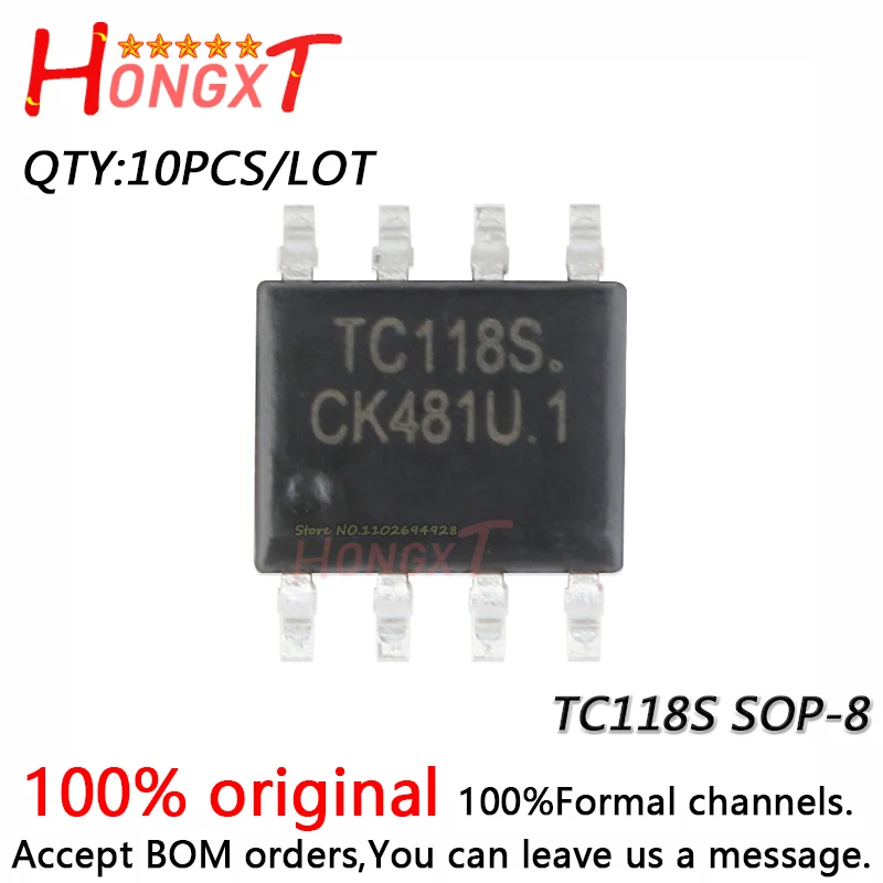 

10PCS 100% NEW TC118S SOP-8.Chipset