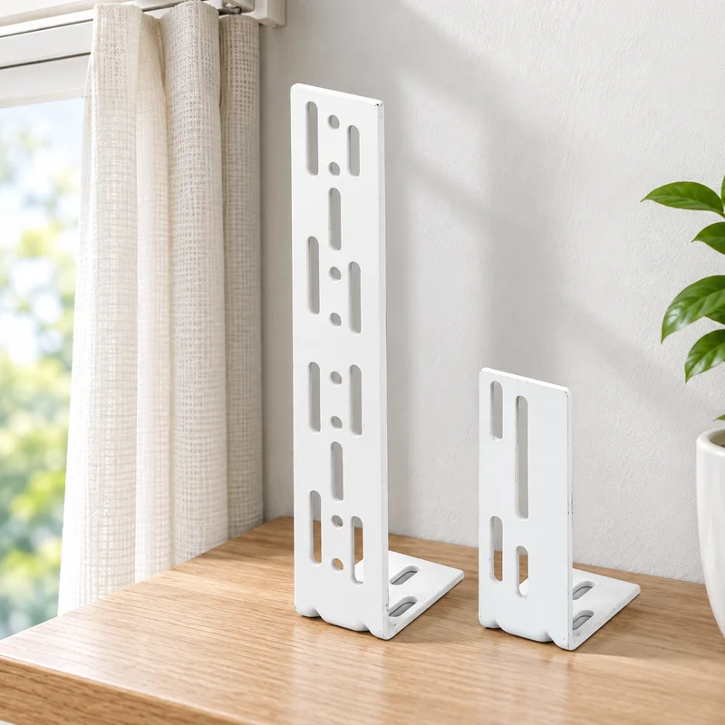 1/2Pcs Wall Bracket Hardware Accessories For Electronic Curtain Single/Double Rail Side Mount Bracket Track Poles