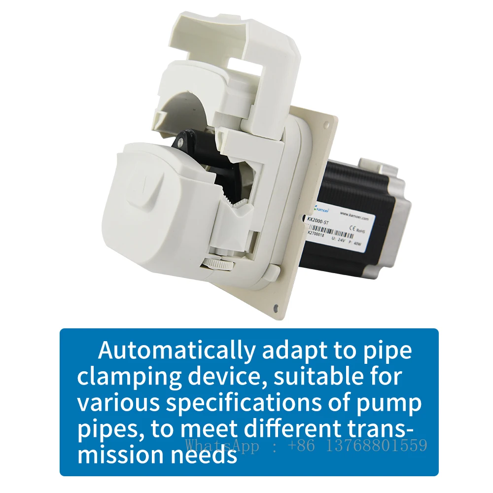 Kamoer 700-2000ml/min KK2000 24V DIY Peristaltic Liquid Pump With Stepper Motor Self-priming Pump Laboratory Peristaltic Pump