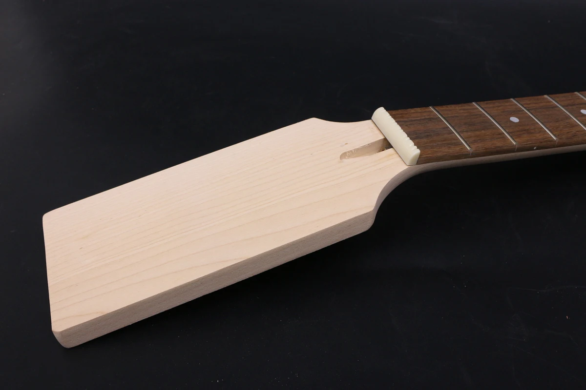 d2-2 7 string Electric guitar neck 22 fret 24.75。inch Maple rose Fretboard Truss Rod Unfinished #874 nut width 48 heel 56mm