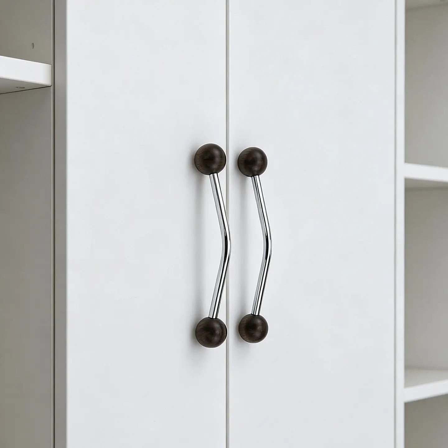 Creative Brass Furniture Handle Cabinet Bar Pulls Irregular Minimalist Handle Bedroom Bedside Mushroom Knob and Handle
