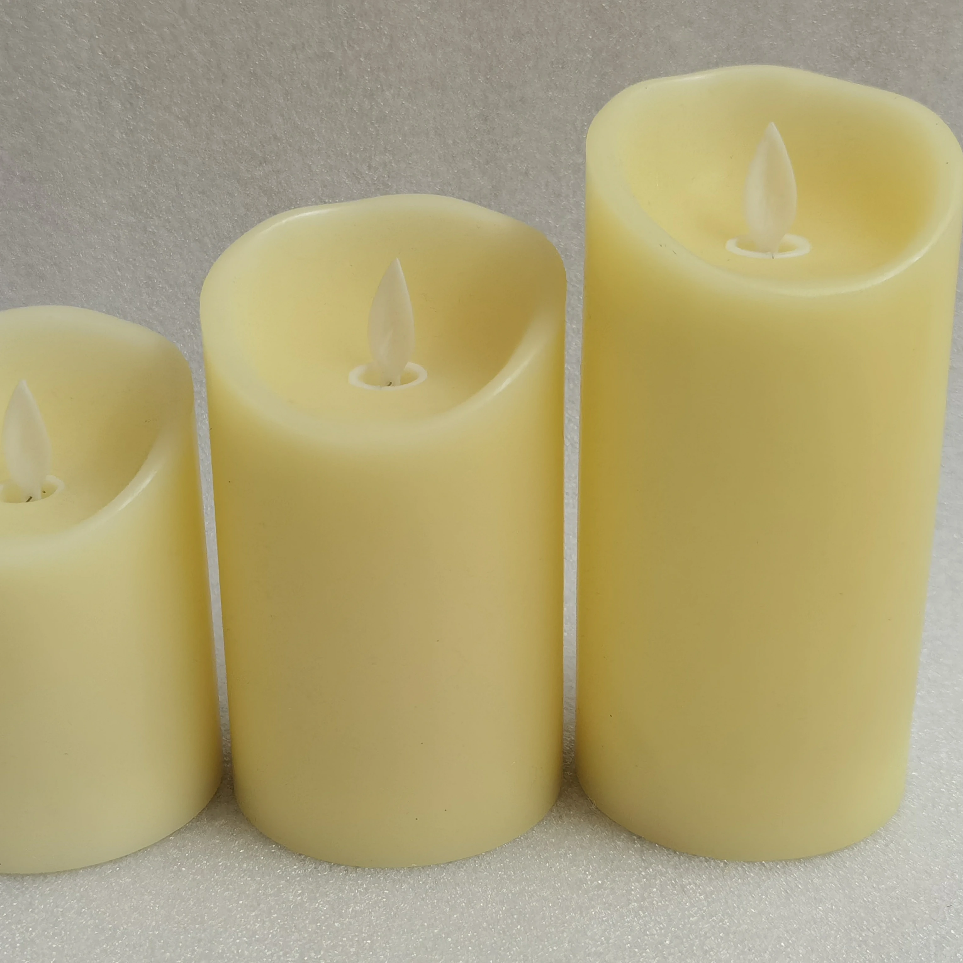 

Светодиодная свеча Парафиновая восковая свеча с ветровой зарядкой для свадебных рождественских праздников Атмосфера в помещении