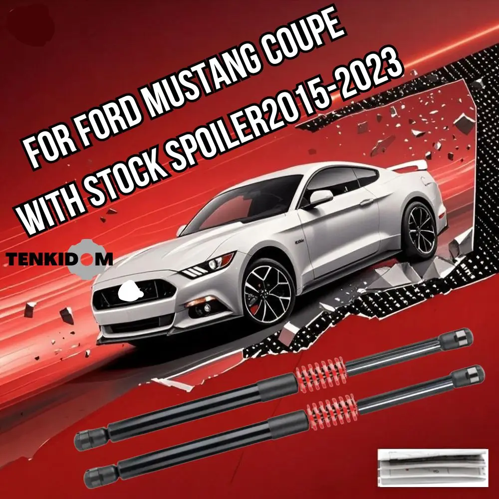 Trunk Lift Supports for Ford Mustang Mk6 (S550) Coupe With Stock Spoiler Shock absorbers for Automobiles with Springs Liftgate
