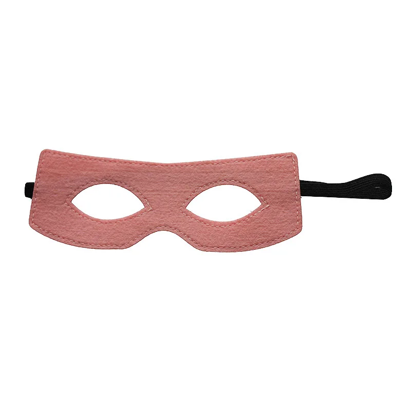 Veelkleurige vilten maskers Oogmaskers Halfmasker Cosplay rekwisieten met elastisch lint voor Halloween Masquerade Party