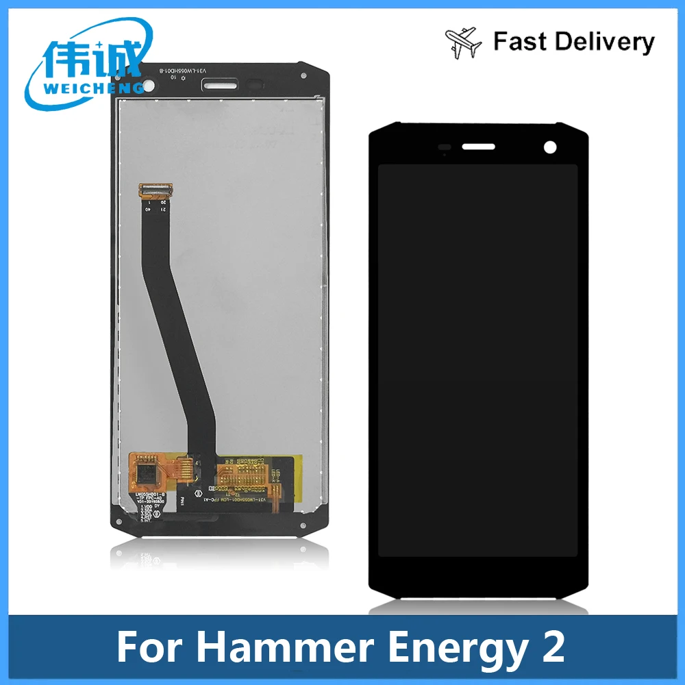 

100% Tested Energy2 LCD Display For Myphone Hammer Energy 2 LCDs Touch Screen Digitizer LCD Display Assembly Parts +Tools