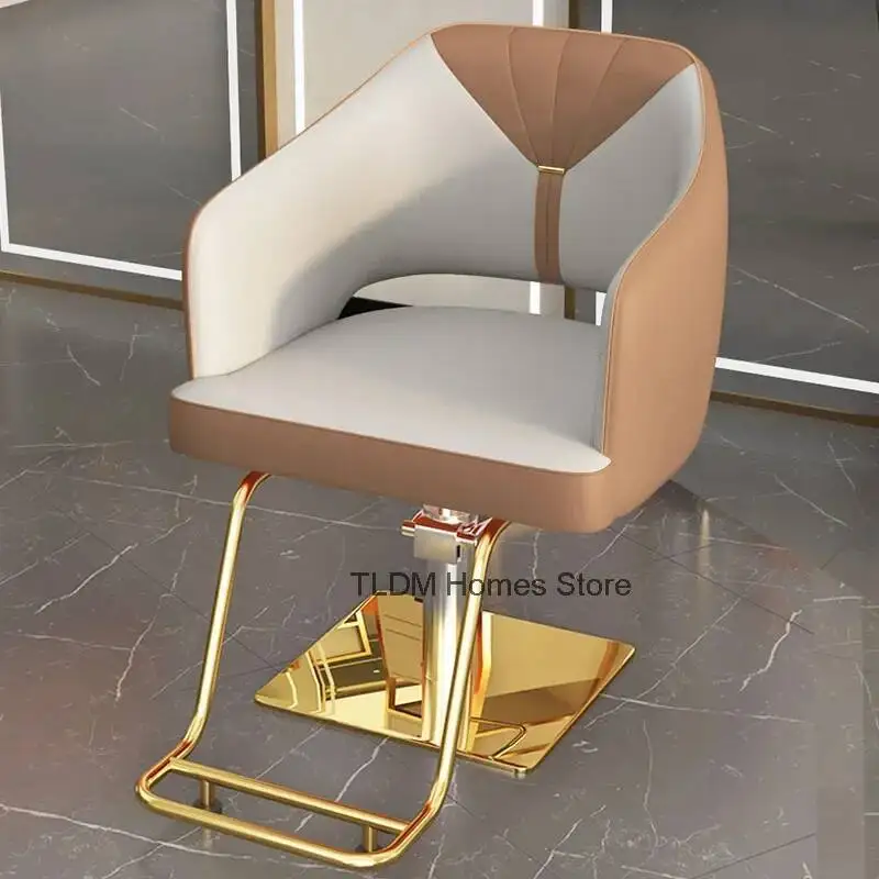 Sillón de Barbero Vintage Negro, Lujoso y Clásico, Equipo de Salón de Belleza, Silla de Barbero Profesional con Elevador, Muebles