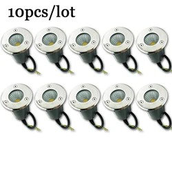 10PCS Waterproof IP67 LED underground Light 1W3W10W15W Outdoor Ground Garden Path Floor Buried Yard Spot Landscape 110V220V 12V