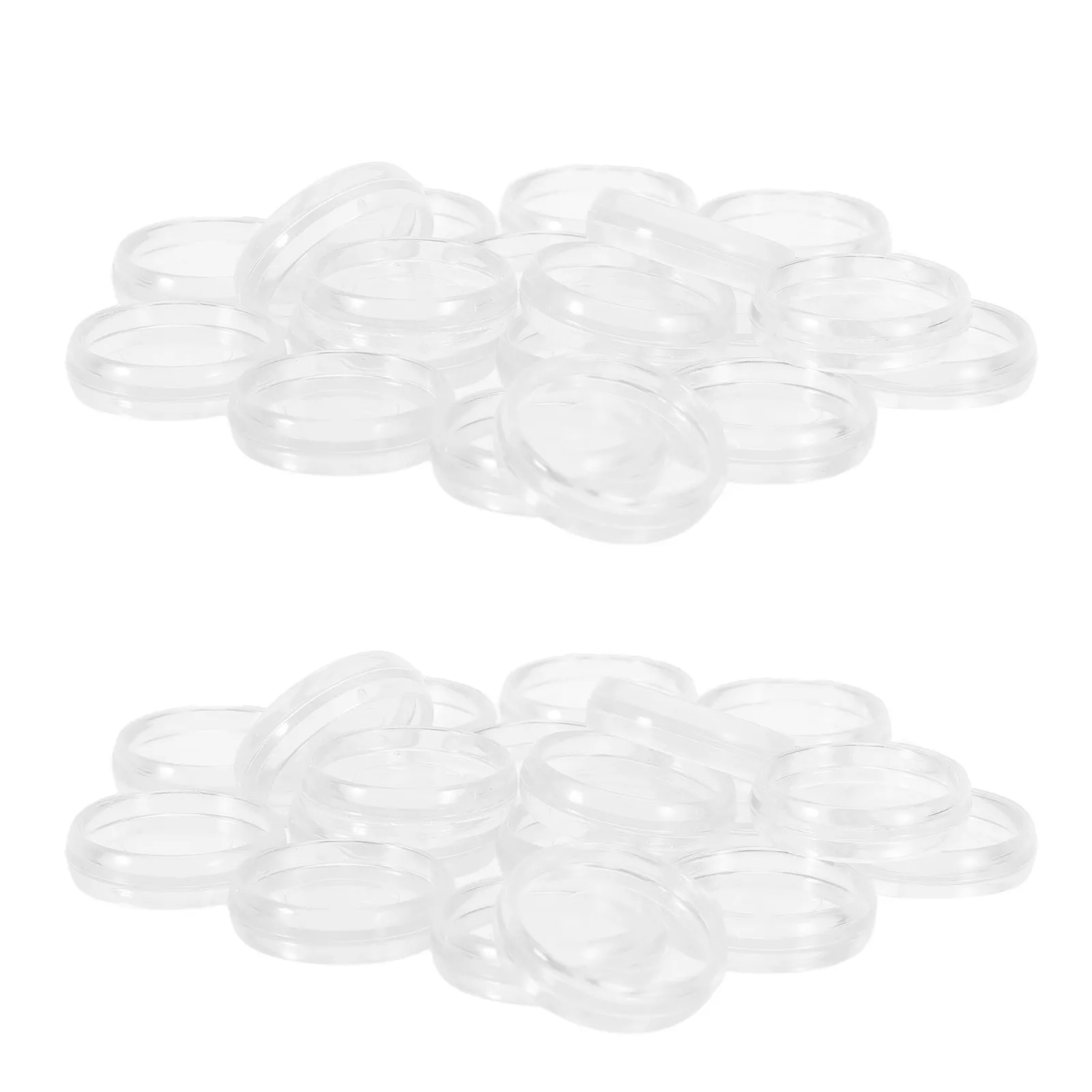 

100Pcs Plastic Loose Leaf Binder Rings Transparent Openable Binding Spines for Document Management Student Notes Portable