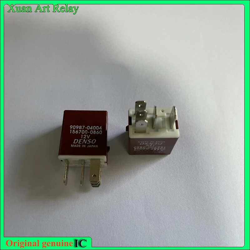 

（Brand-new）1pcs/lot 100% original genuine relay:90987-04004 156700-0860 12V 5pins