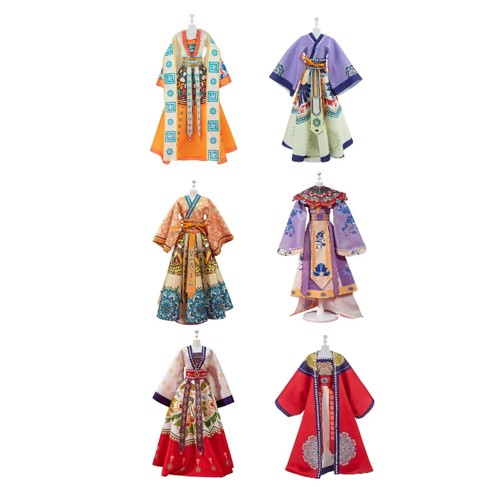 Chinesische traditionelle alte Puppenkleidung für Sammler-Cosplay-Foto-Requisiten