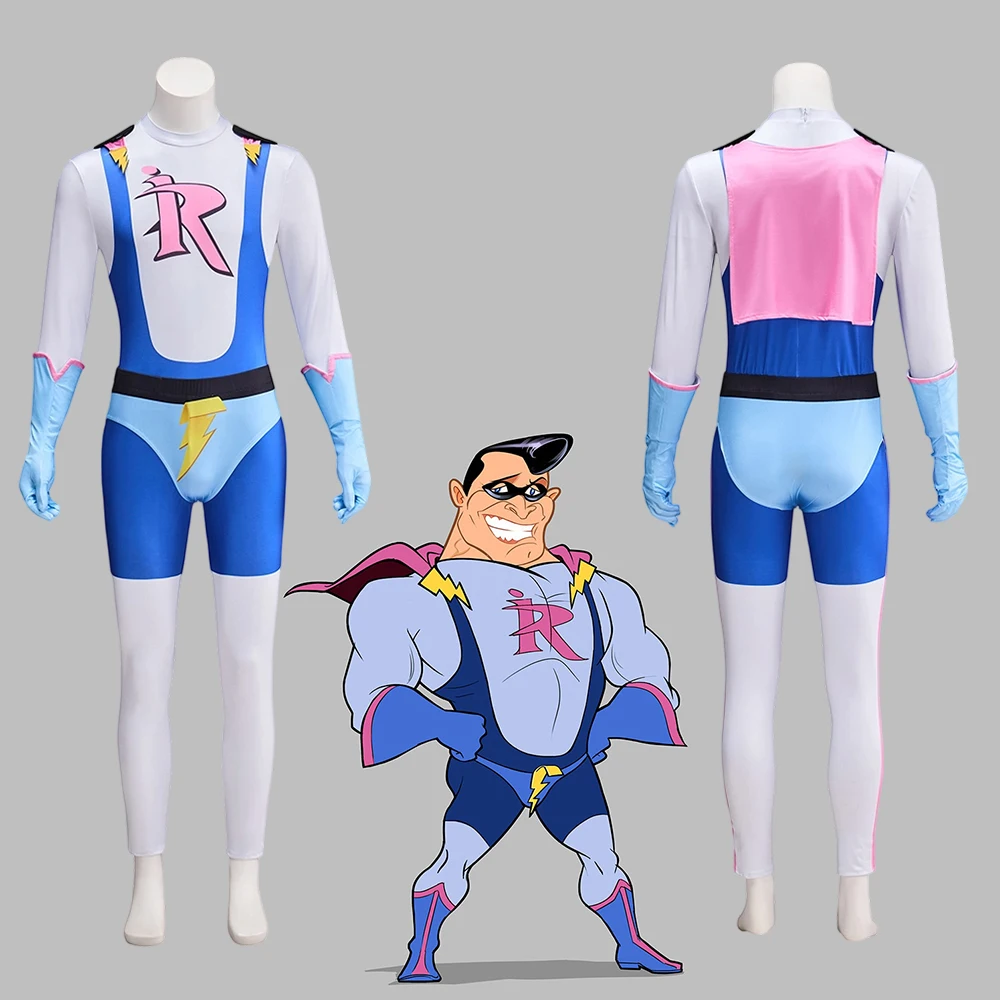 زي الغضب غير القوي GTA5 زي الرجال فانتازيا بذلة قفازات معركة موحدة بدلة الهالوين كرنفال حفلة المحارب السروال القصير #1