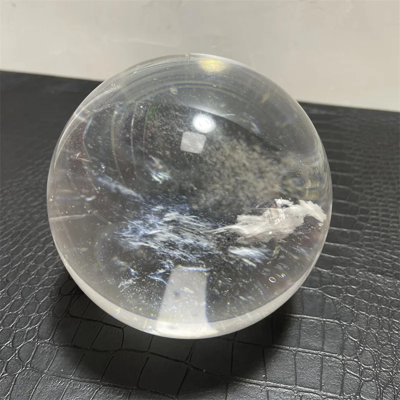 3000g White Crystal Clear Smelting Quartz Ball Reiki Healing Gemstone Minerals Specimen Lucky FengShui Home Decoration