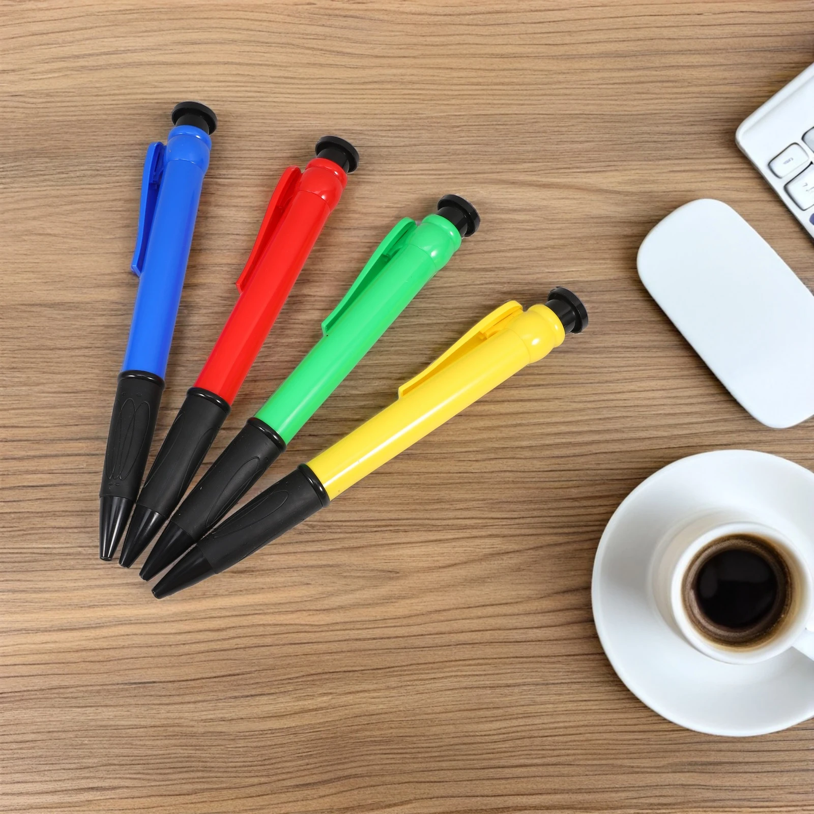 

4 Pcs Giant Ballpoint Pen Birthday Party Huge Pens Big for Favors Cute Unique Decorative Abs