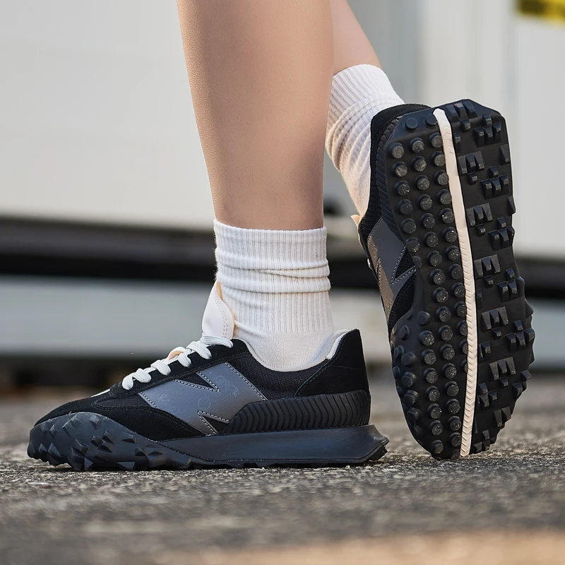 

Splicing design casual shoes minimalist letter style comfortable multi-color versatile strap sports shoes